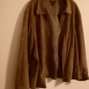 Men's butter soft suede jacket.